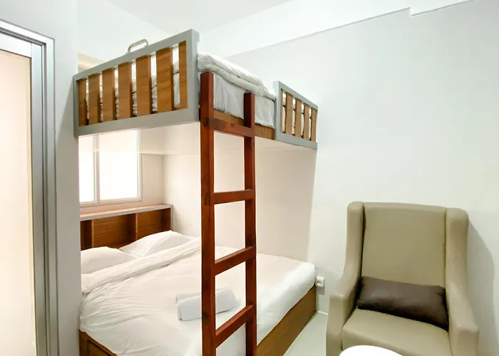 Minimalist And Homey Studio At Transpark Juanda Bekasi Timur Apartment By Travelio